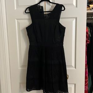Rebecca Taylor black lace dress